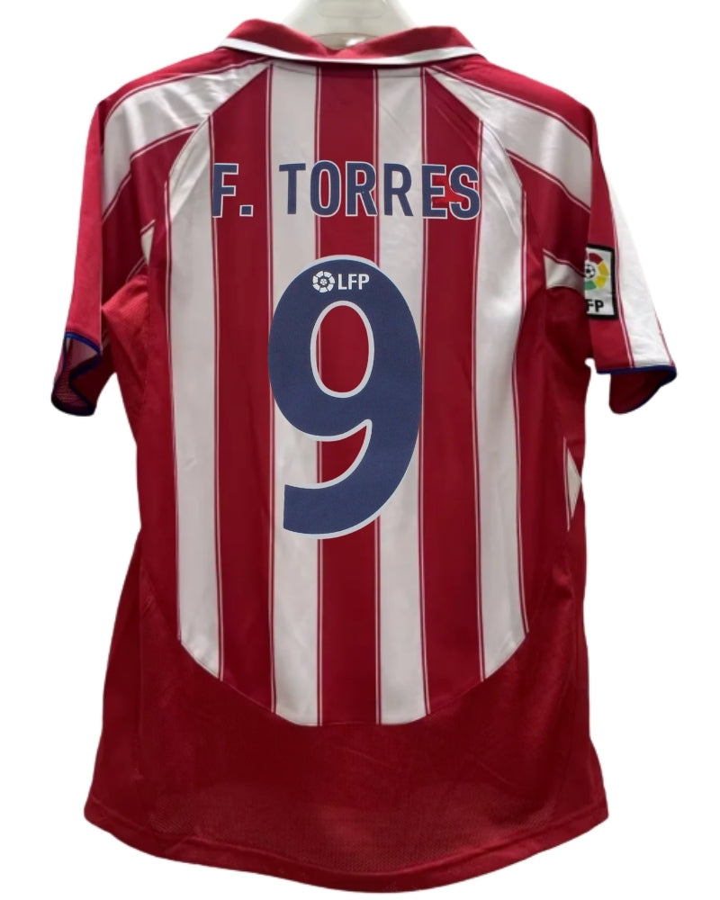 Koszulka Piłkarska Atletico Madryt 2003/2004 Home Retro