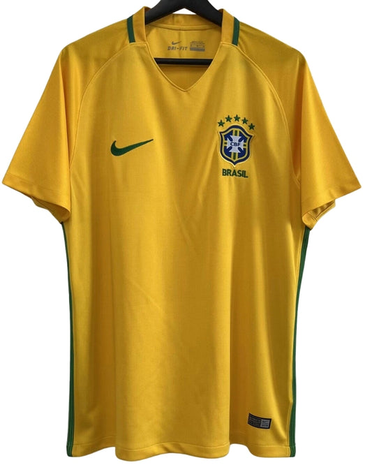 Koszulka Piłkarska Brazylia 2016 Home Retro