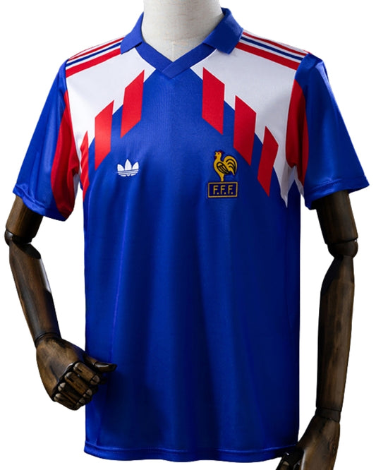 Koszulka Piłkarska Francja 1990 Home Retro