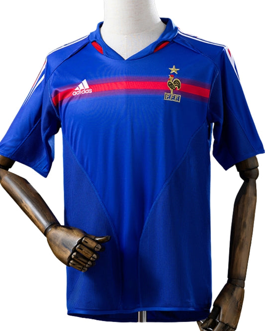 Koszulka Piłkarska Francja Euro 2004 Home Retro