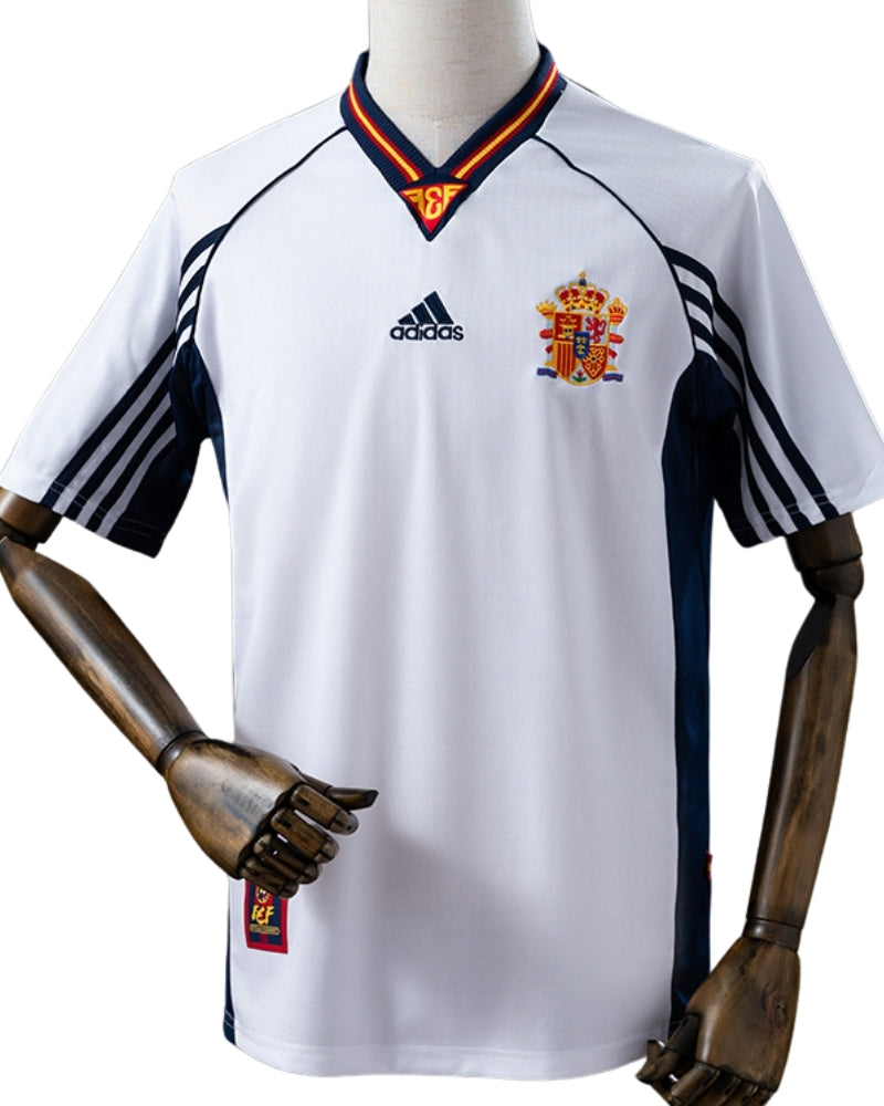 Koszulka Piłkarska Hiszpania 1998 Away Retro