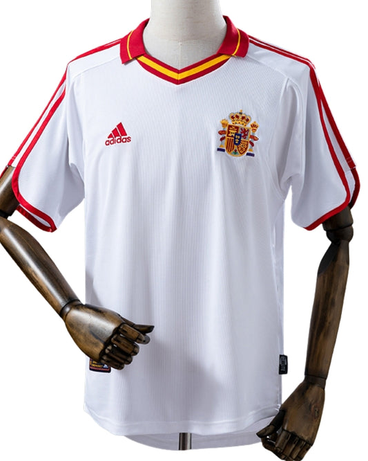 Koszulka Piłkarska Hiszpania 2000 Away Retro