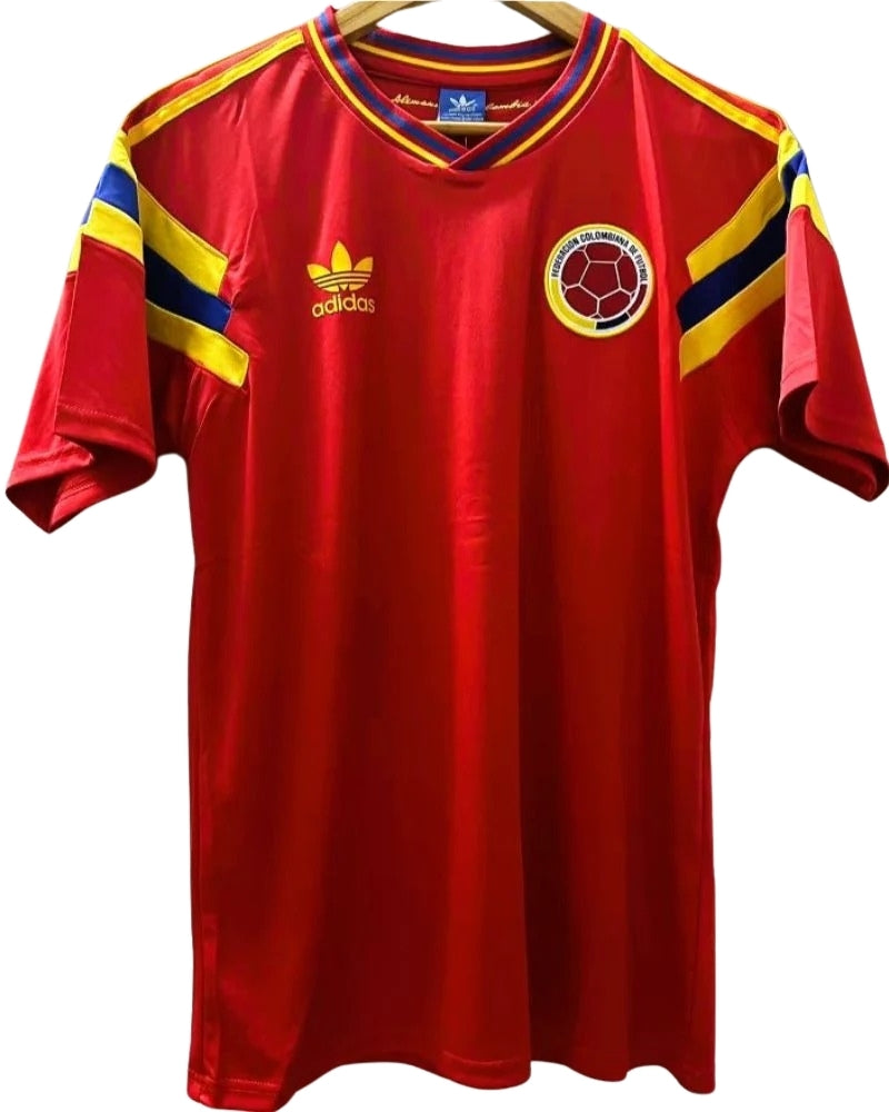 Koszulka Piłkarska Kolumbia 1990 MŚ Away Retro