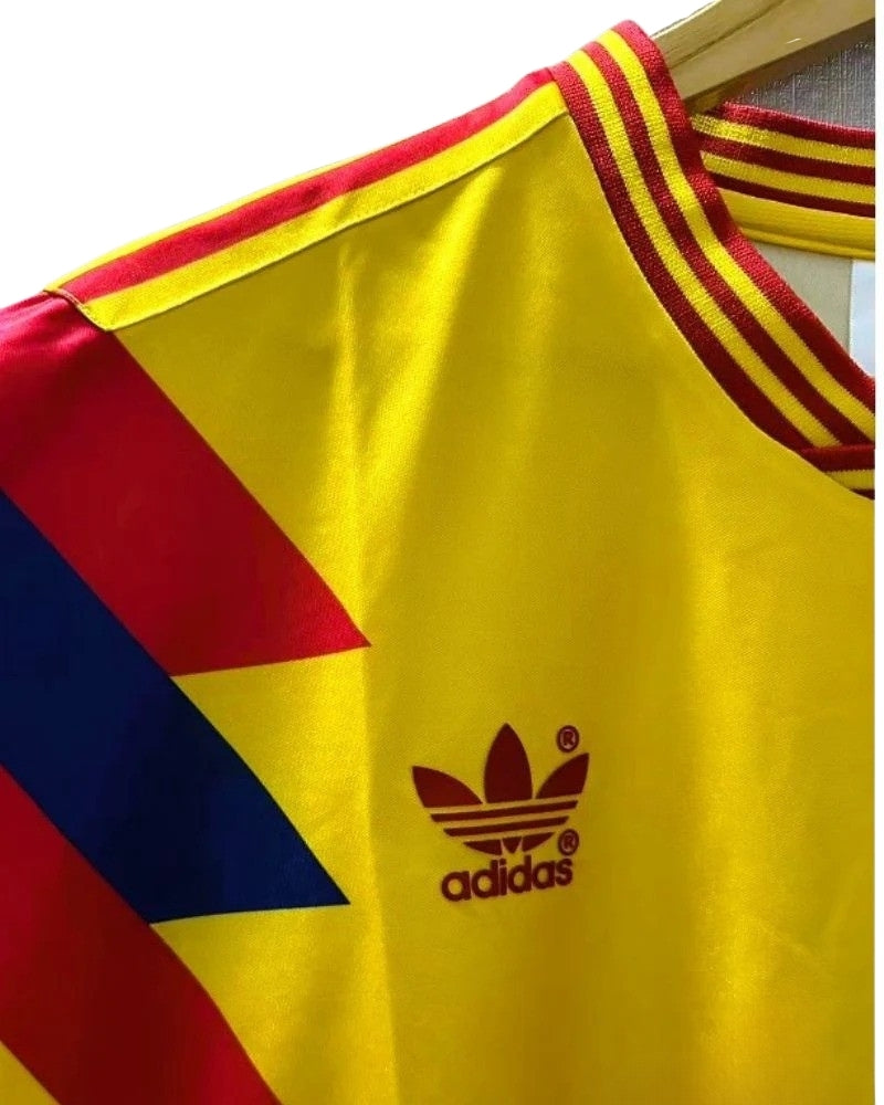 Koszulka Piłkarska Kolumbia 1990 MŚ Home Retro