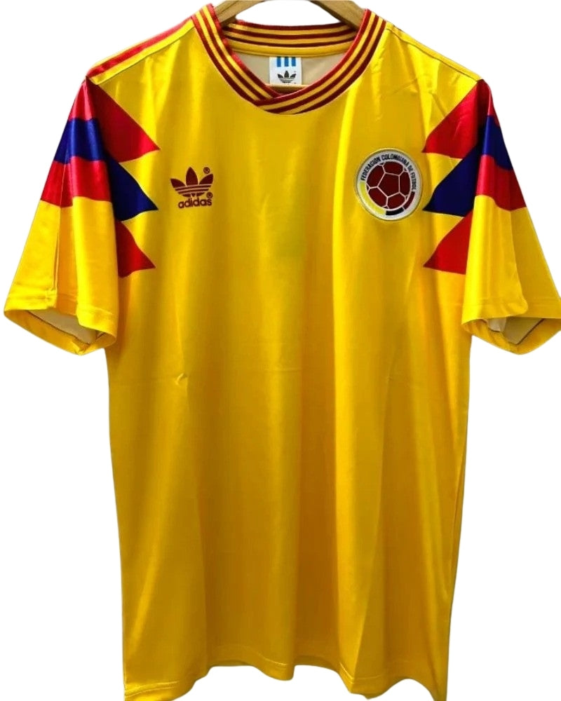 Koszulka Piłkarska Kolumbia 1990 MŚ Home Retro