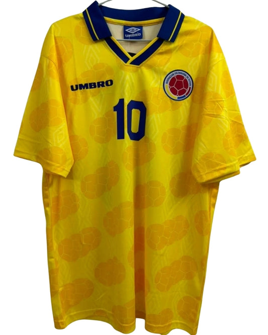 Koszulka Piłkarska Kolumbia 1994 MŚ Home Retro