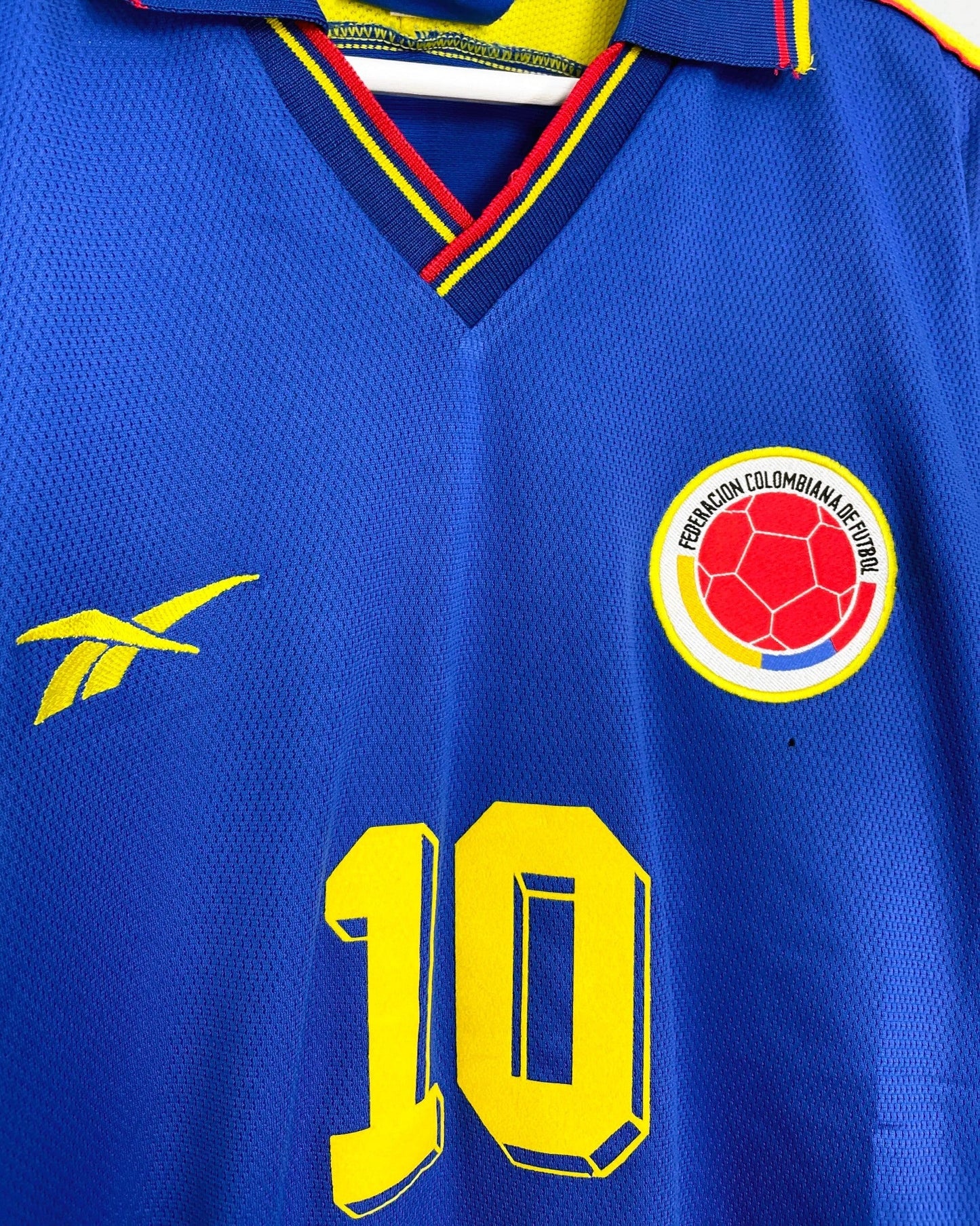 Koszulka Piłkarska Kolumbia 1998 MŚ Away Retro