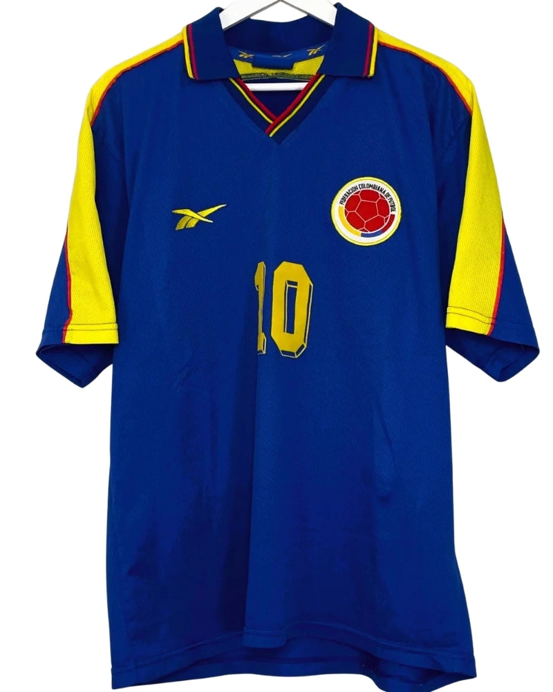 Koszulka Piłkarska Kolumbia 1998 MŚ Away Retro