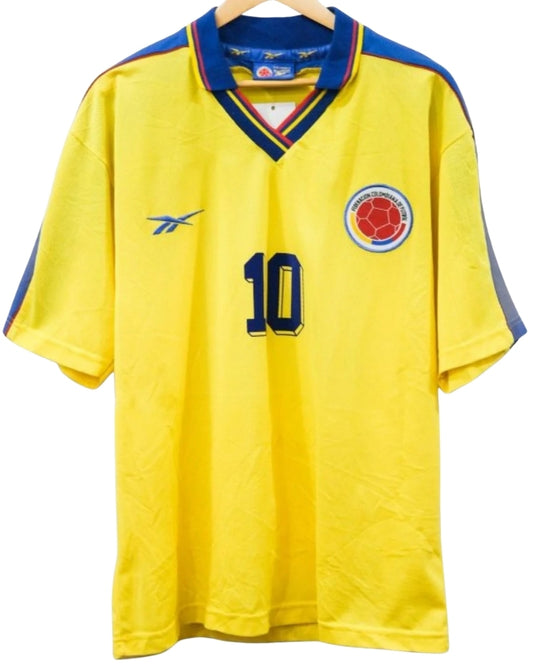 Koszulka Piłkarska Kolumbia 1998 MŚ Home Retro