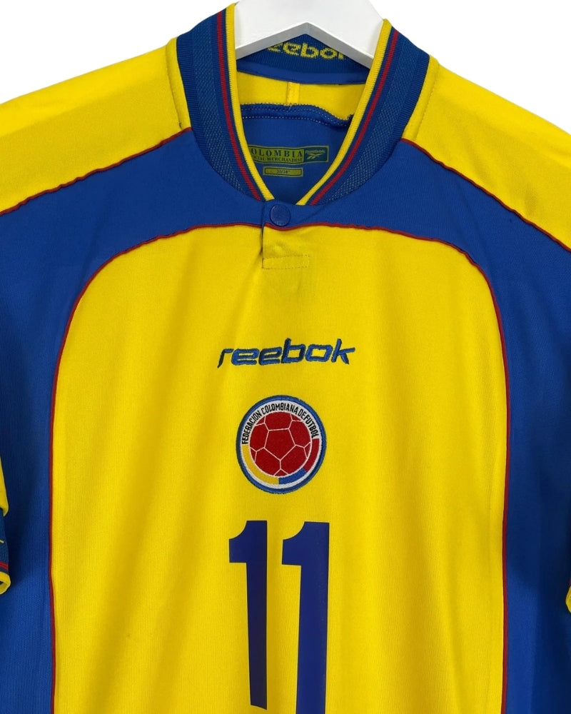 Koszulka Piłkarska Kolumbia 2001 Home Retro