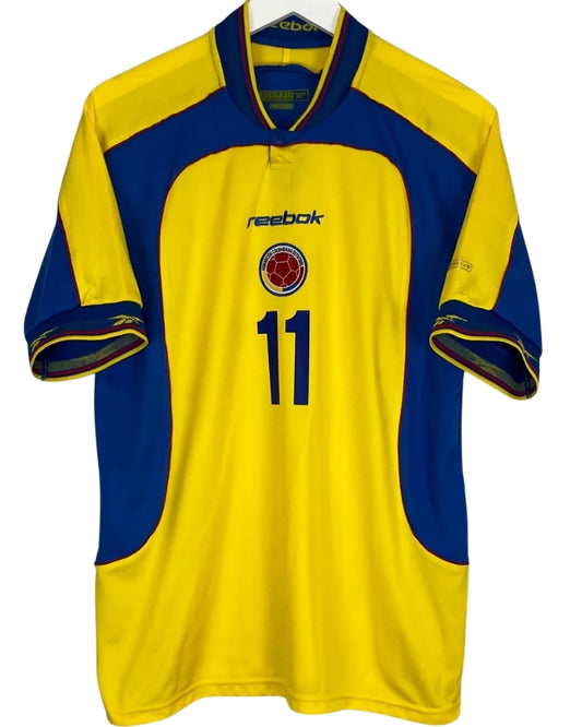 Koszulka Piłkarska Kolumbia 2001 Home Retro