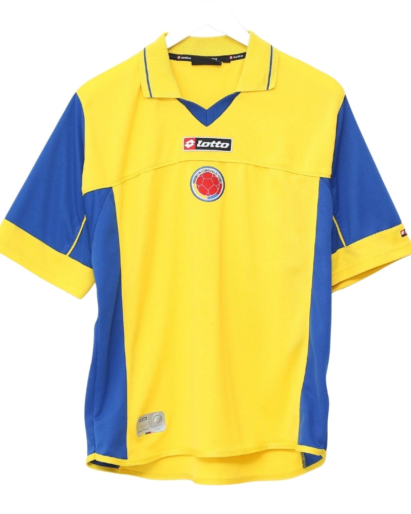 Koszulka Piłkarska Kolumbia 2003/2005 Home Retro