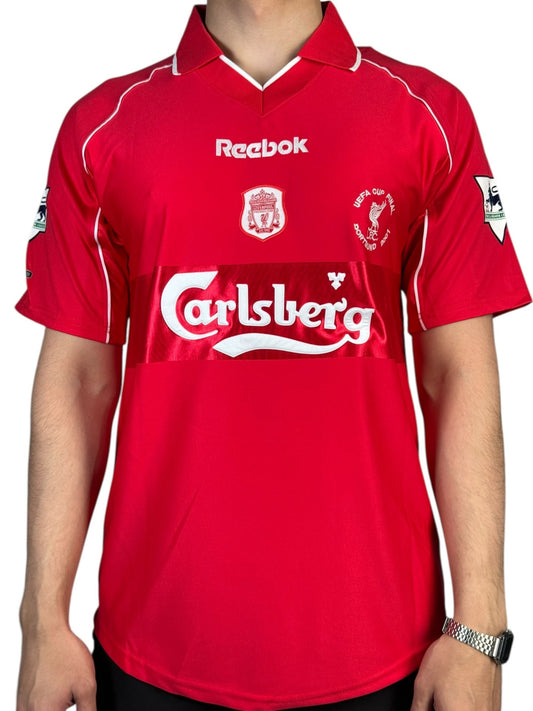 Koszulka Piłkarska Liverpool FC 2001/2002 Home Retro