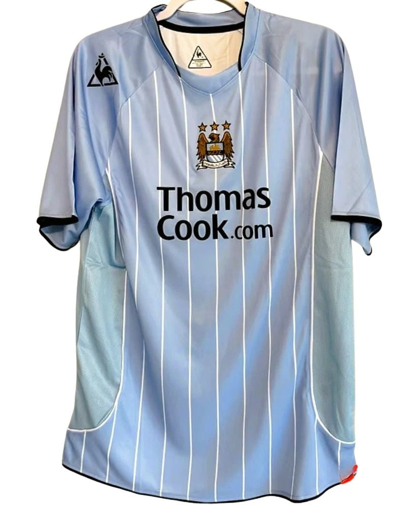 Koszulka piłkarska Manchester City 2007/2008 Home Retro