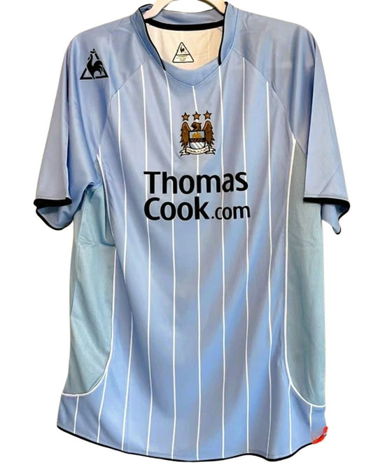 Koszulka piłkarska Manchester City 2007/2008 Home Retro