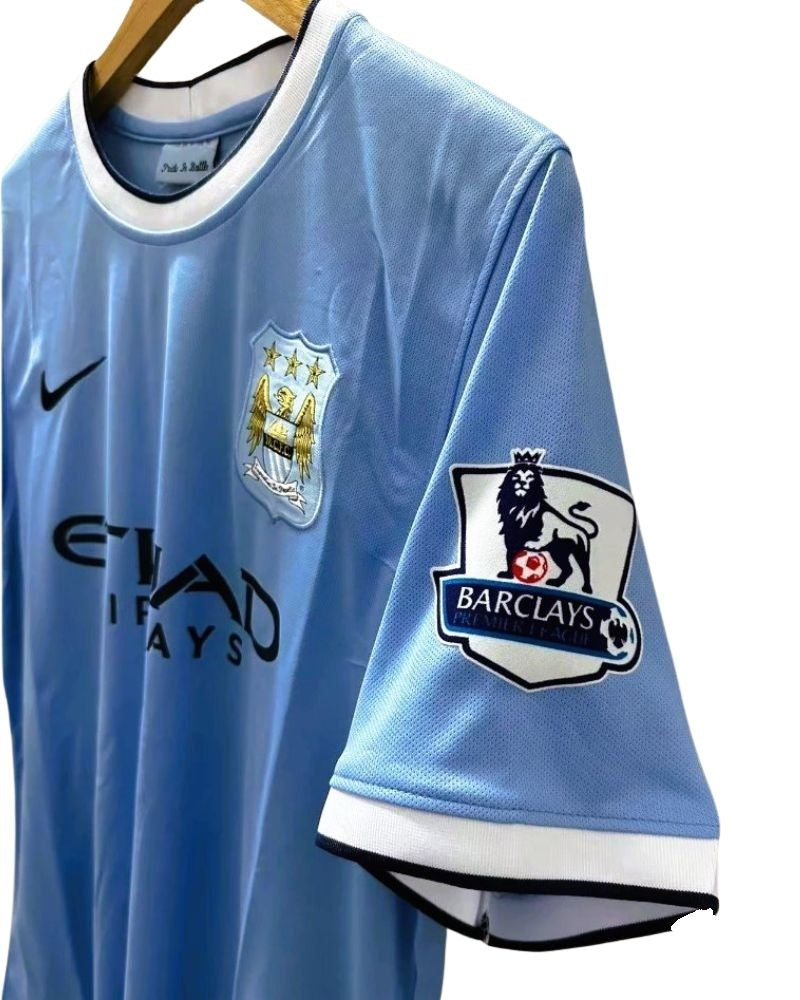 Koszulka Piłkarska Manchester City 2013/2014 Home Retro
