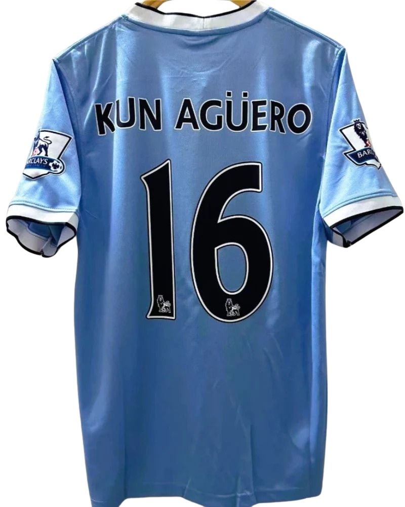 Koszulka Piłkarska Manchester City 2013/2014 Home Retro