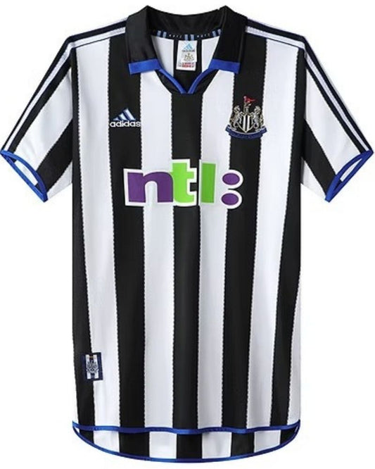 Koszulka Piłkarska Newcastle United 2000/2001 Home Retro
