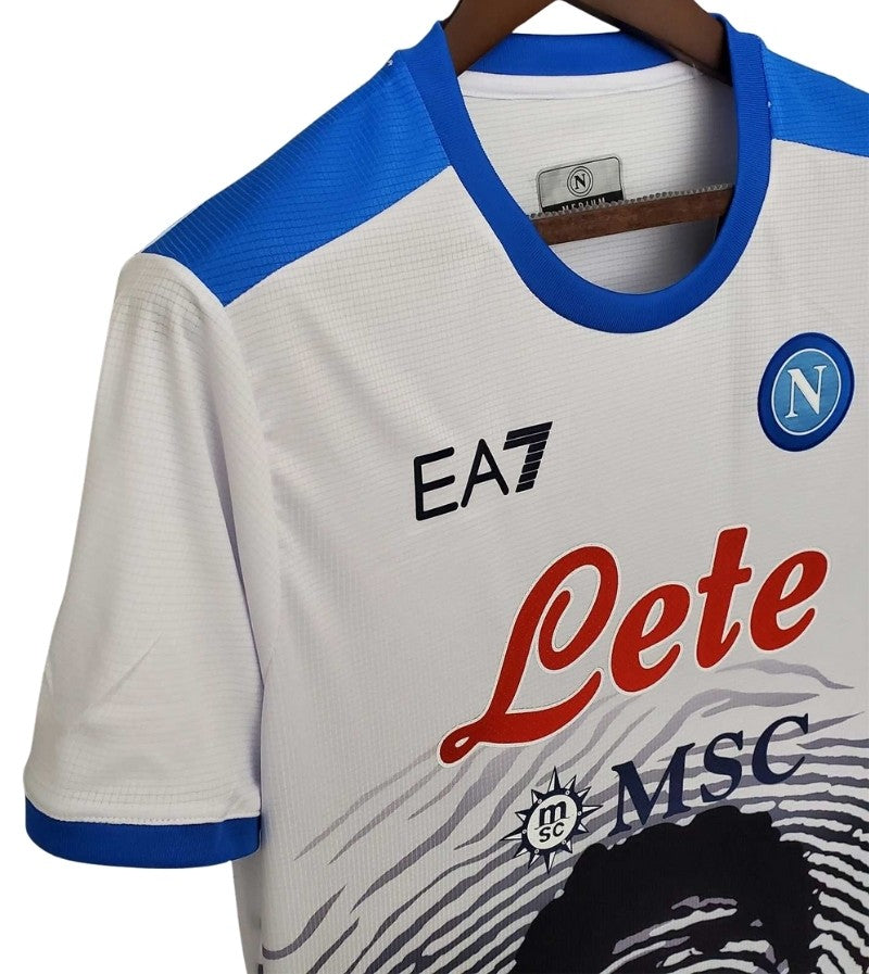 Koszulka Piłkarska SSC Napoli 2021/2022 Maradona White Retro