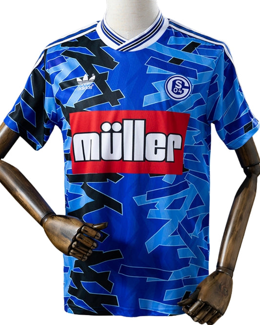 Koszulka Piłkarska Schalke 04 1993/1994 Home Retro