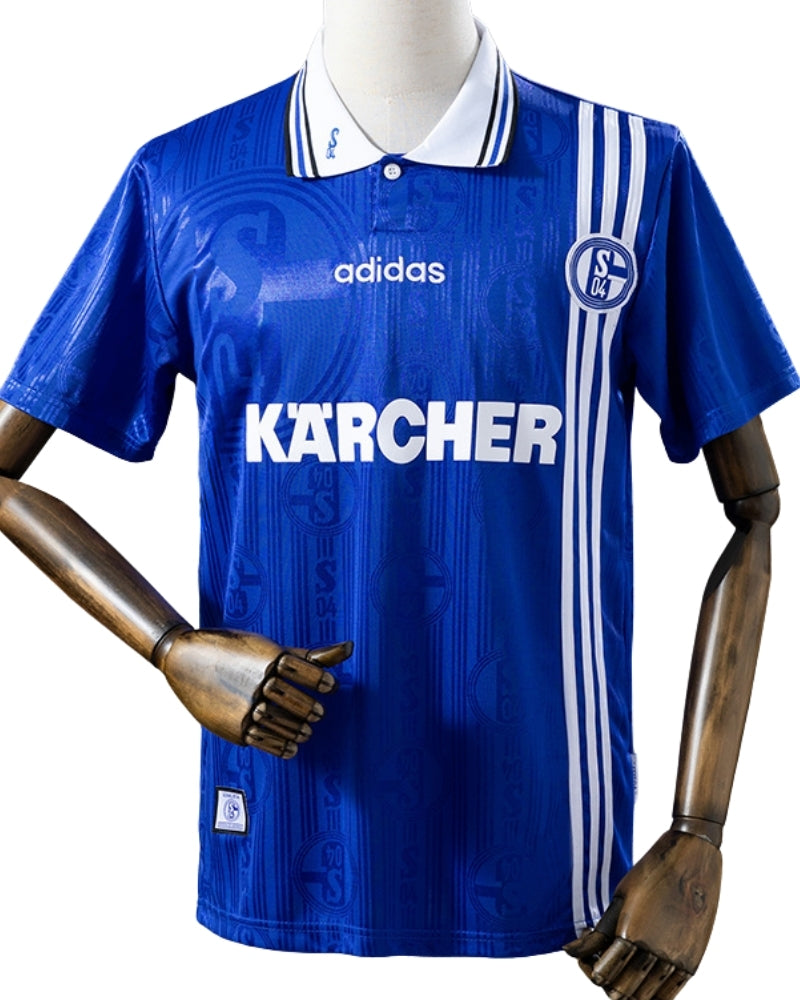 Koszulka Piłkarska Schalke 04 1996/1997 Home Retro