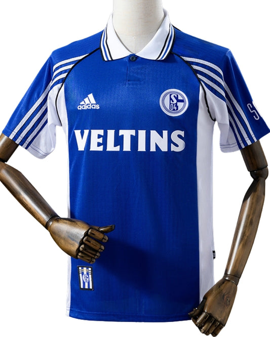 Koszulka Piłkarska Schalke 04 1998/2000 Home Retro