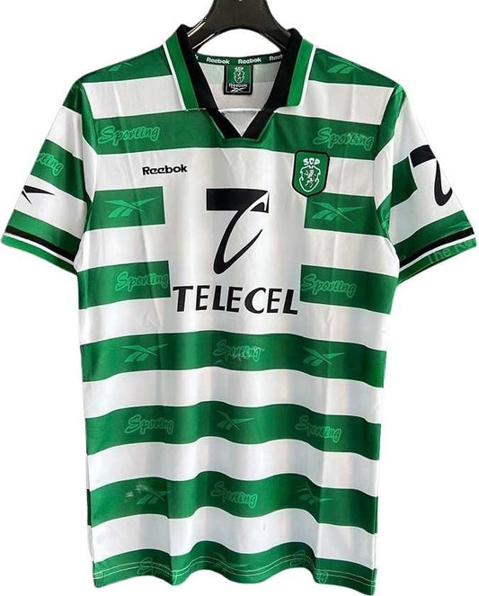 Koszulka Piłkarska Sporting Lizbona 1999/200 Home Retro