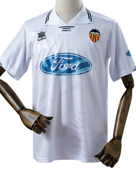Koszulka Piłkarska Valencia CF 1995/1996 Home Retro