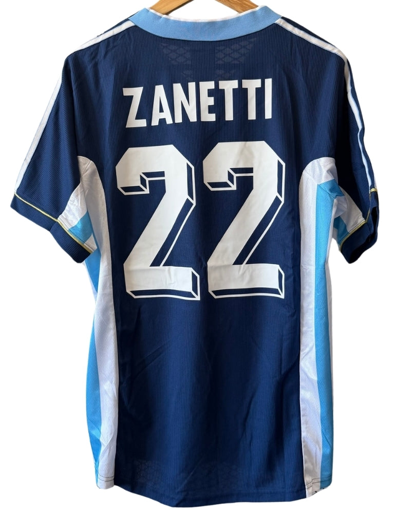 Koszulka Piłkarska Argentyna MŚ 1998 Away Retro