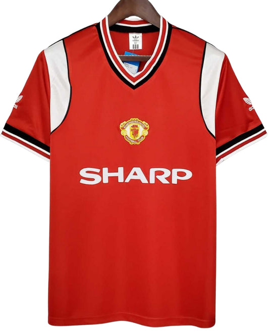 Koszulka Piłkarska Manchester United 1985/1986 Home Retro