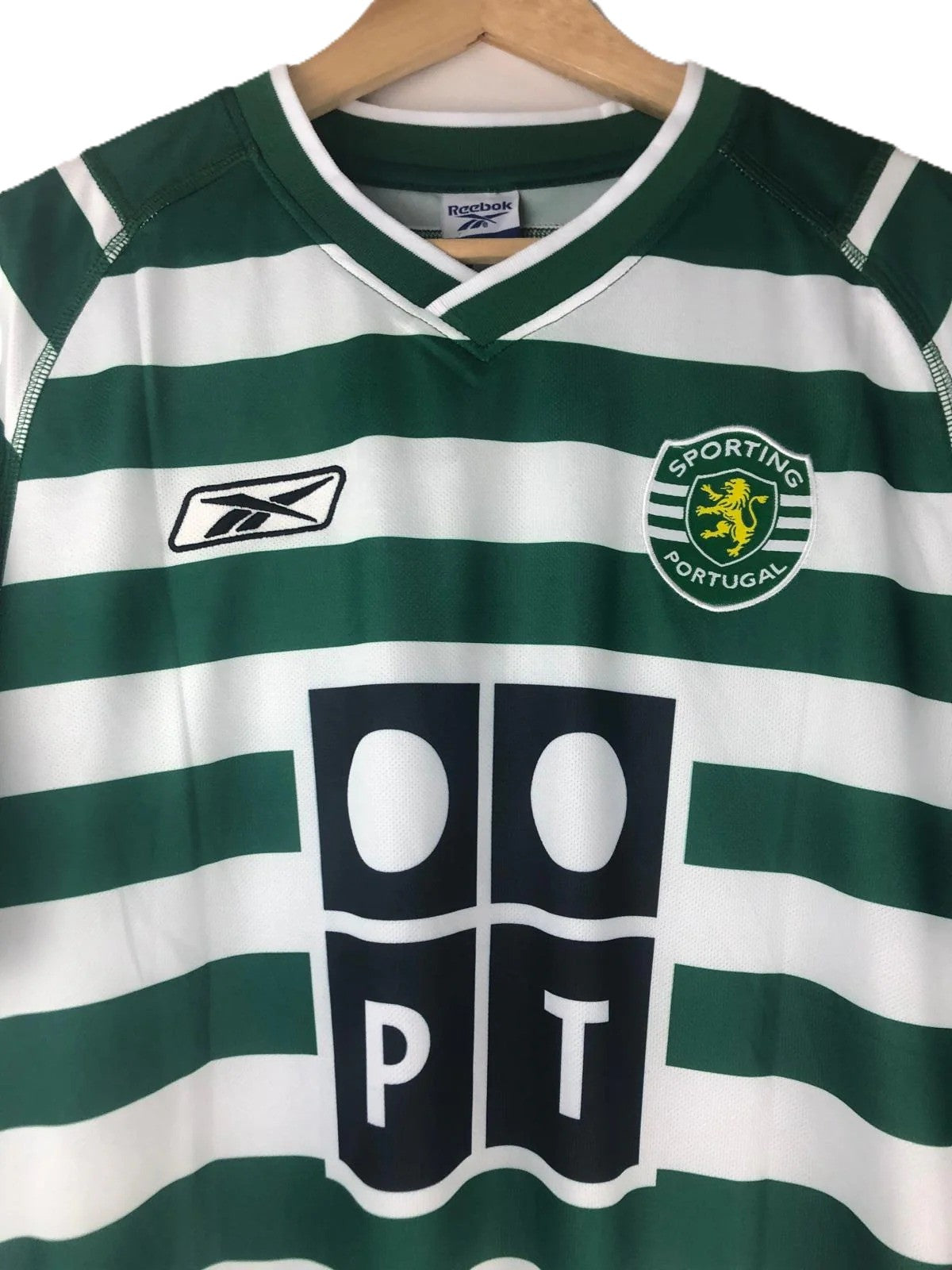 Koszulka Piłkarska Sporting Lizbona 2003/2004 Home Retro