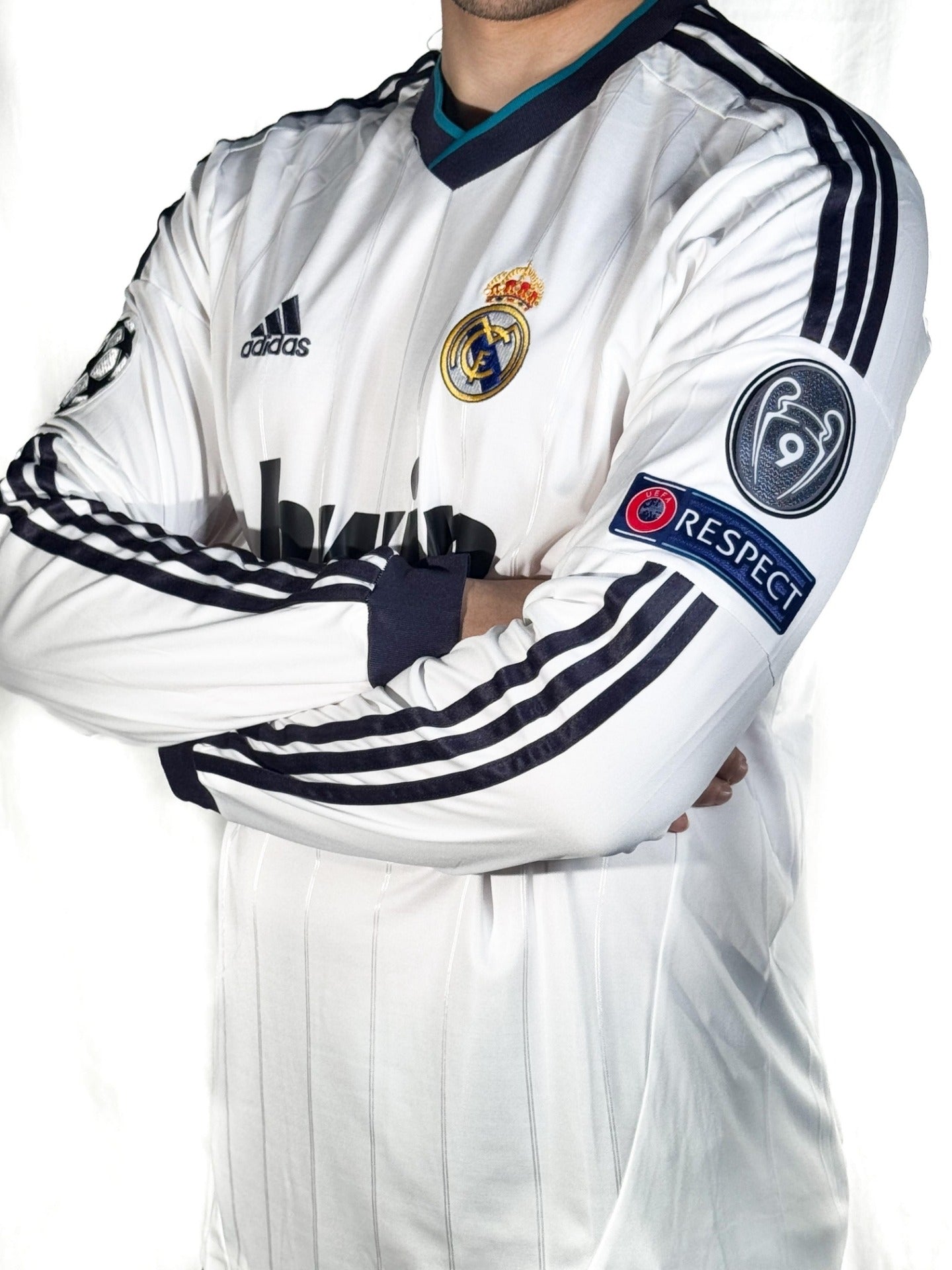 Koszulka Piłkarska Real Madryt 2012/2013 Home Retro Długi Rękaw