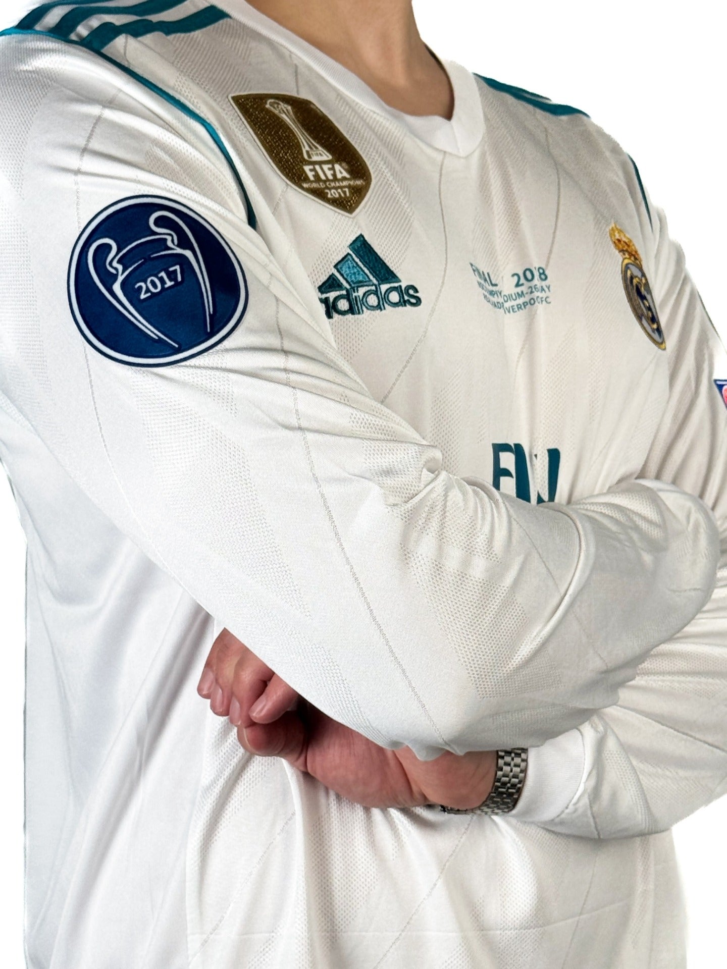 Koszulka Piłkarska Real Madryt 2017/2018 Retro Dł. rękaw