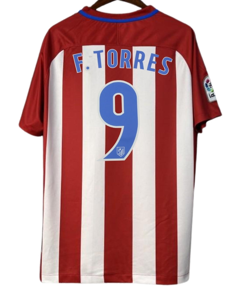 Koszulka Piłkarska Atletico Madryt 2016/2017 Home Retro