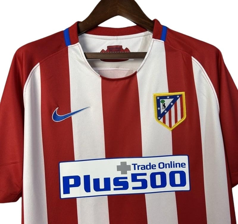 Koszulka Piłkarska Atletico Madryt 2016/2017 Home Retro