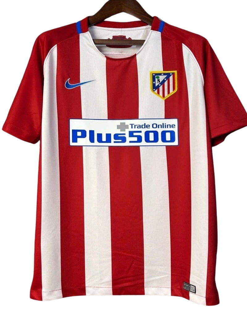 Koszulka Piłkarska Atletico Madryt 2016/2017 Home Retro
