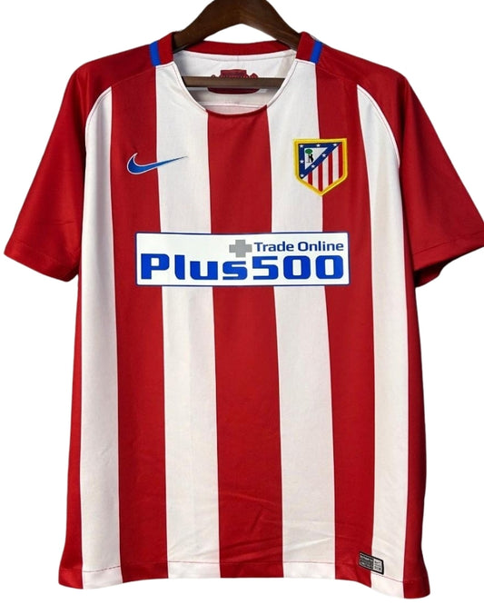 Koszulka Piłkarska Atletico Madryt 2016/2017 Home Retro