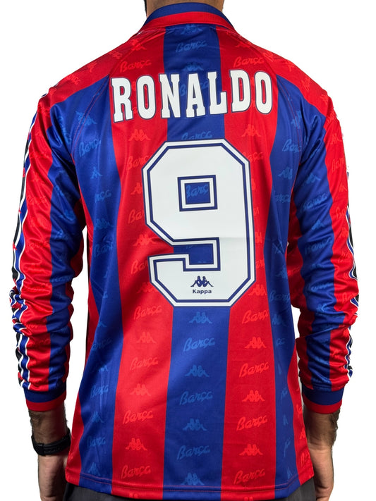 Koszulka Piłkarska FC Barcelona 1996/97 Retro Dł Rękaw