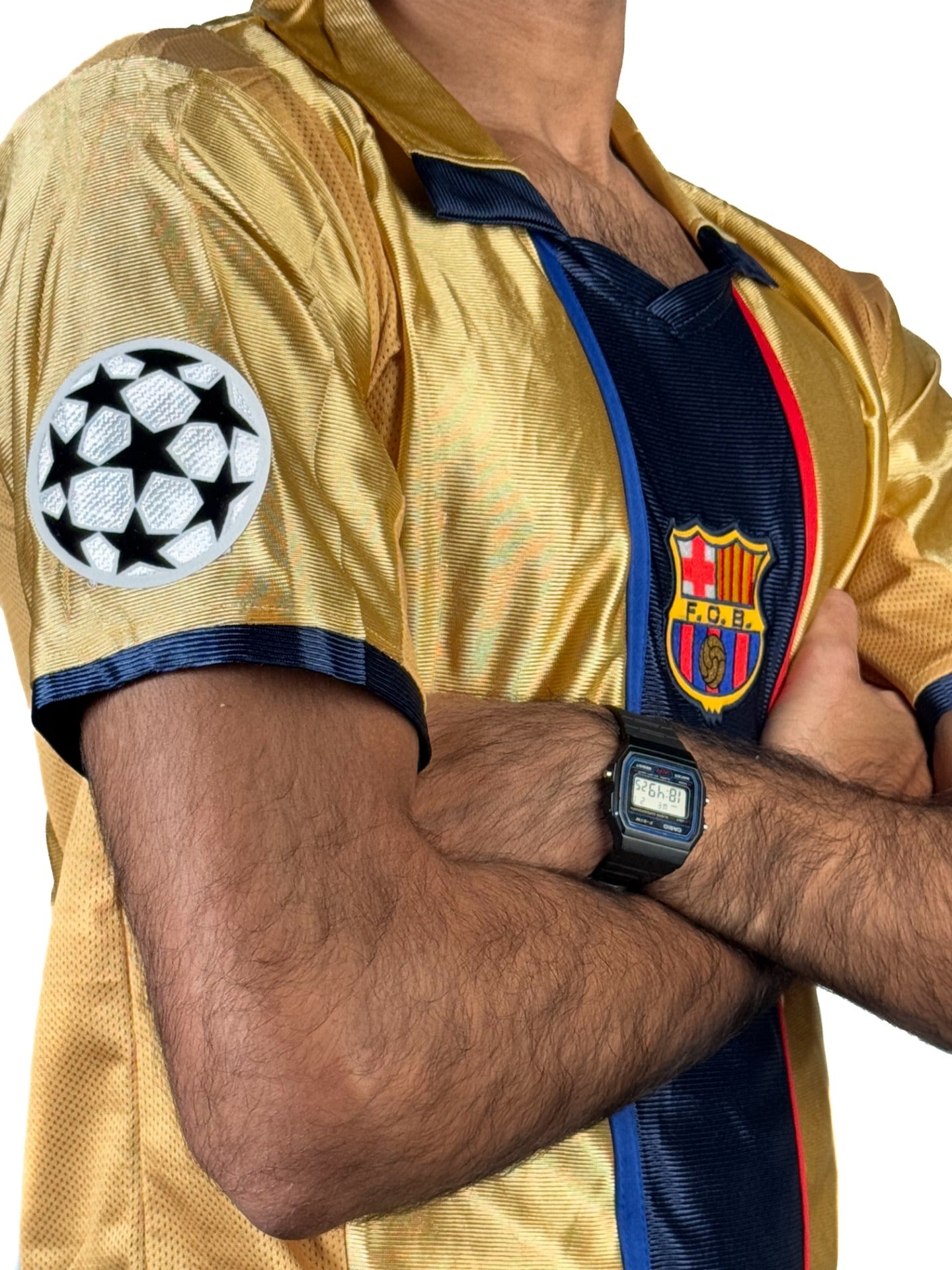 Koszulka Piłkarska FC Barcelona 2001/2002 Away Retro