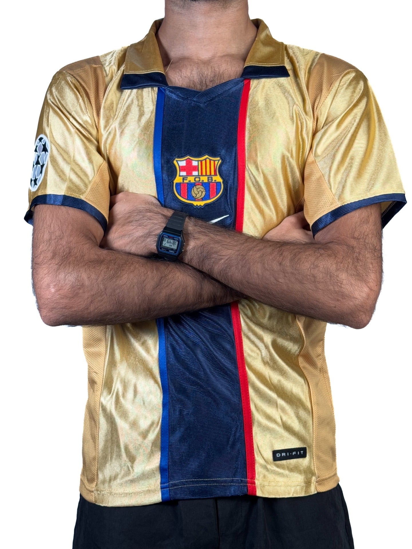 Koszulka Piłkarska FC Barcelona 2001/2002 Away Retro