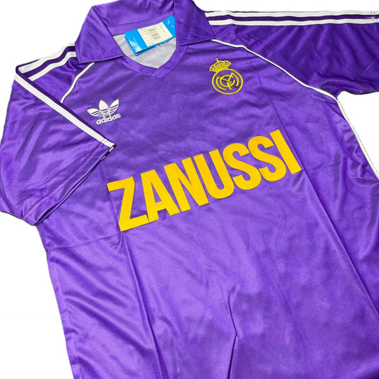 Koszulka Piłkarska Real Madryt 1984/1985 Away Retro