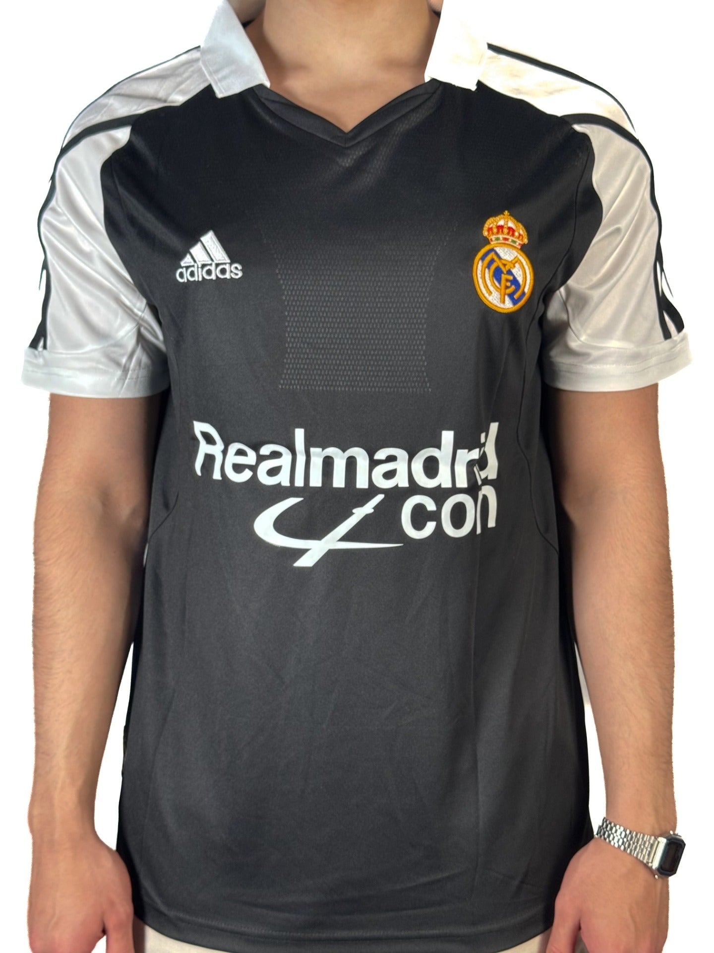 Koszulka Piłkarska Real Madryt 2001/2002 Away Retro