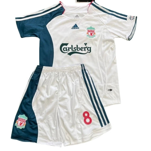 Komplet Piłkarski Dziecięcy Liverpool FC 2006/2007 Away Retro