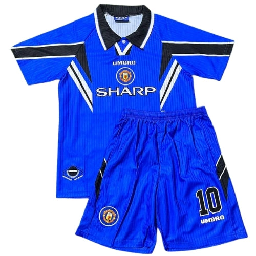 Komplet Piłkarski Dziecięcy Manchester United 1996/1997 Away Retro