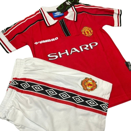 Komplet Piłkarski Dziecięcy Manchester United 1998/1999 Home Retro