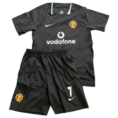 Komplet Piłkarski Dziecięcy Manchester United 2002/2003 Away Retro
