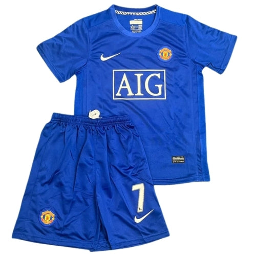 Komplet Piłkarski Dziecięcy Manchester United 2008/2009 Away Retro