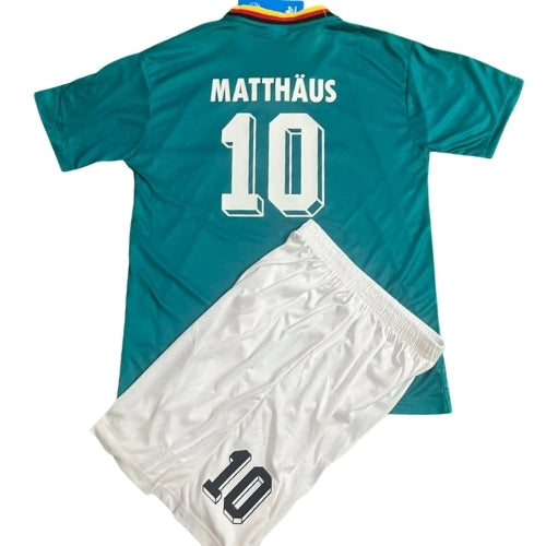 Piłkarski Komplet Strój Dziecięcy Niemcy 1994 Away MŚ Retro