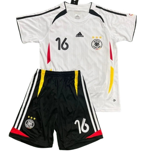Piłkarski Komplet Strój Dziecięcy Niemcy 2006 Home MŚ Retro
