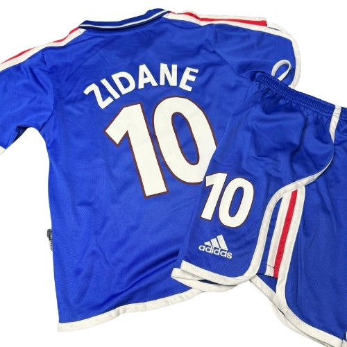 Piłkarski Komplet Strój Dziecięcy Francja 2000 Home Retro